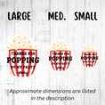 Load image into Gallery viewer, Personalized Thanks for Popping By My Party Stickers