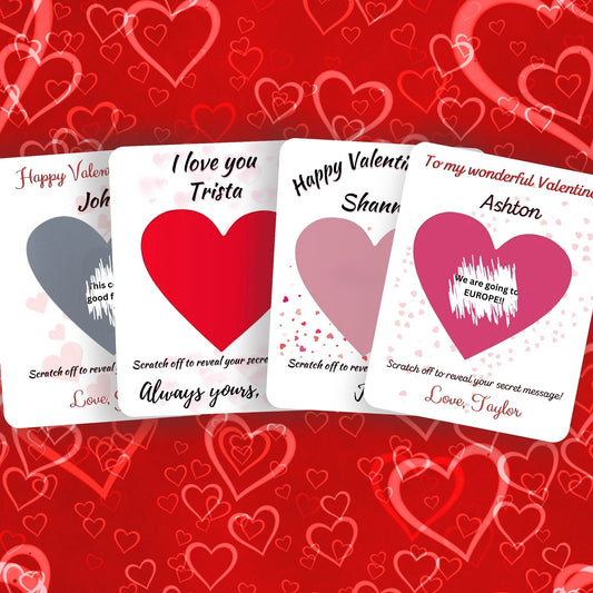 This image shows the four card designs.