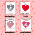 Load image into Gallery viewer, Personalized Valentine Scratch-off Cards
