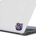 Load image into Gallery viewer, This image shows the astronaut spacewalk sticker on the back of an open laptop.
