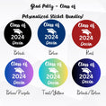 Load image into Gallery viewer, Personalized Grad Party Sticker Bundle - Class Of
