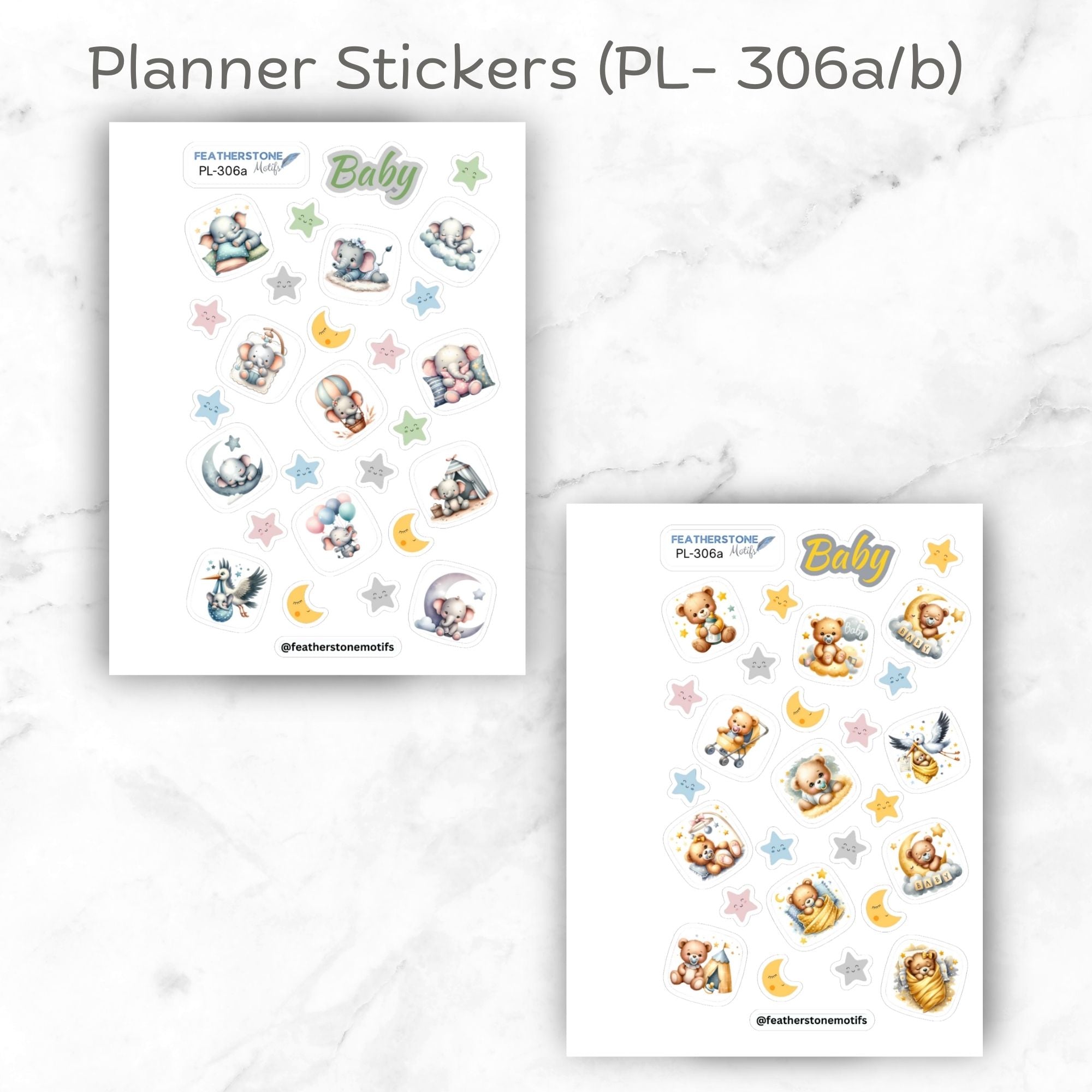 PL-306 3.75x5 Planner Labels