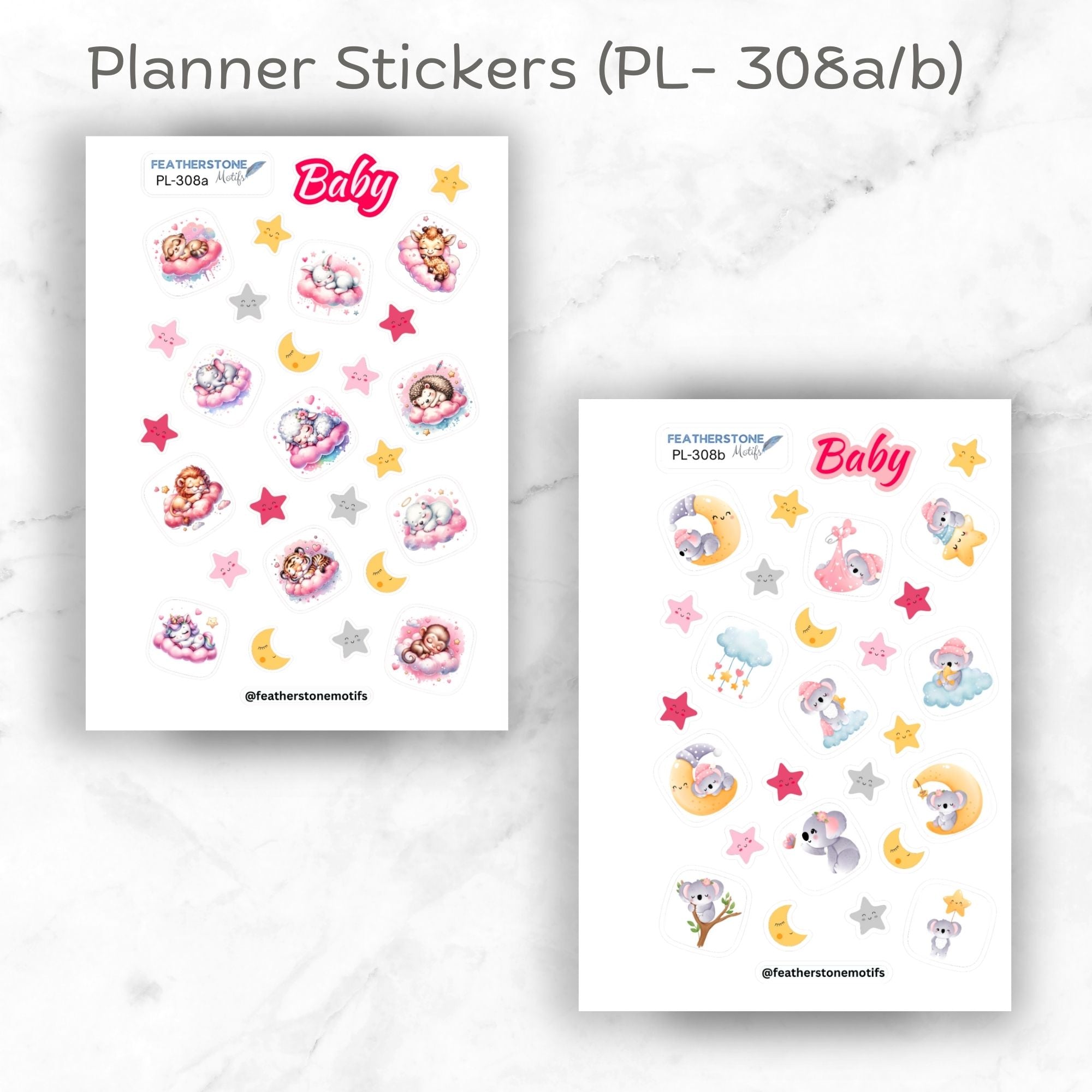 PL-308 3.75x5 Planner Labels