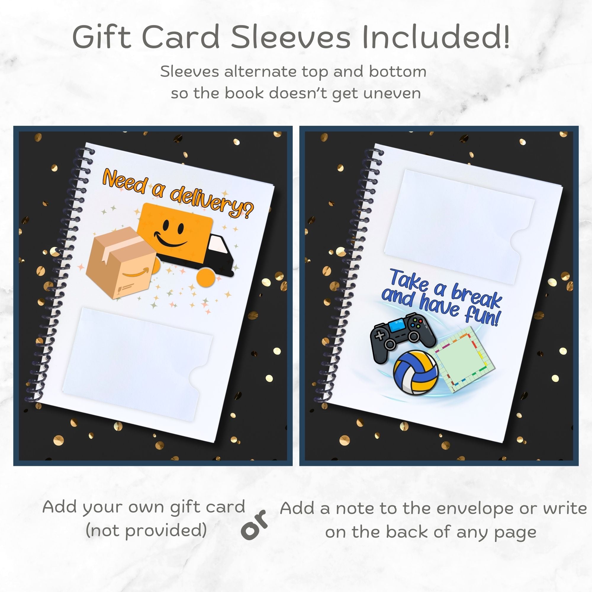Personalized Birthday 5"x7" Gift Card Book with Stickers and PVC Cover Featherstone Motifs Personalized Birthday 5"x7" Gift Card Book with Stickers and PVC Cover Featherstone Motifs