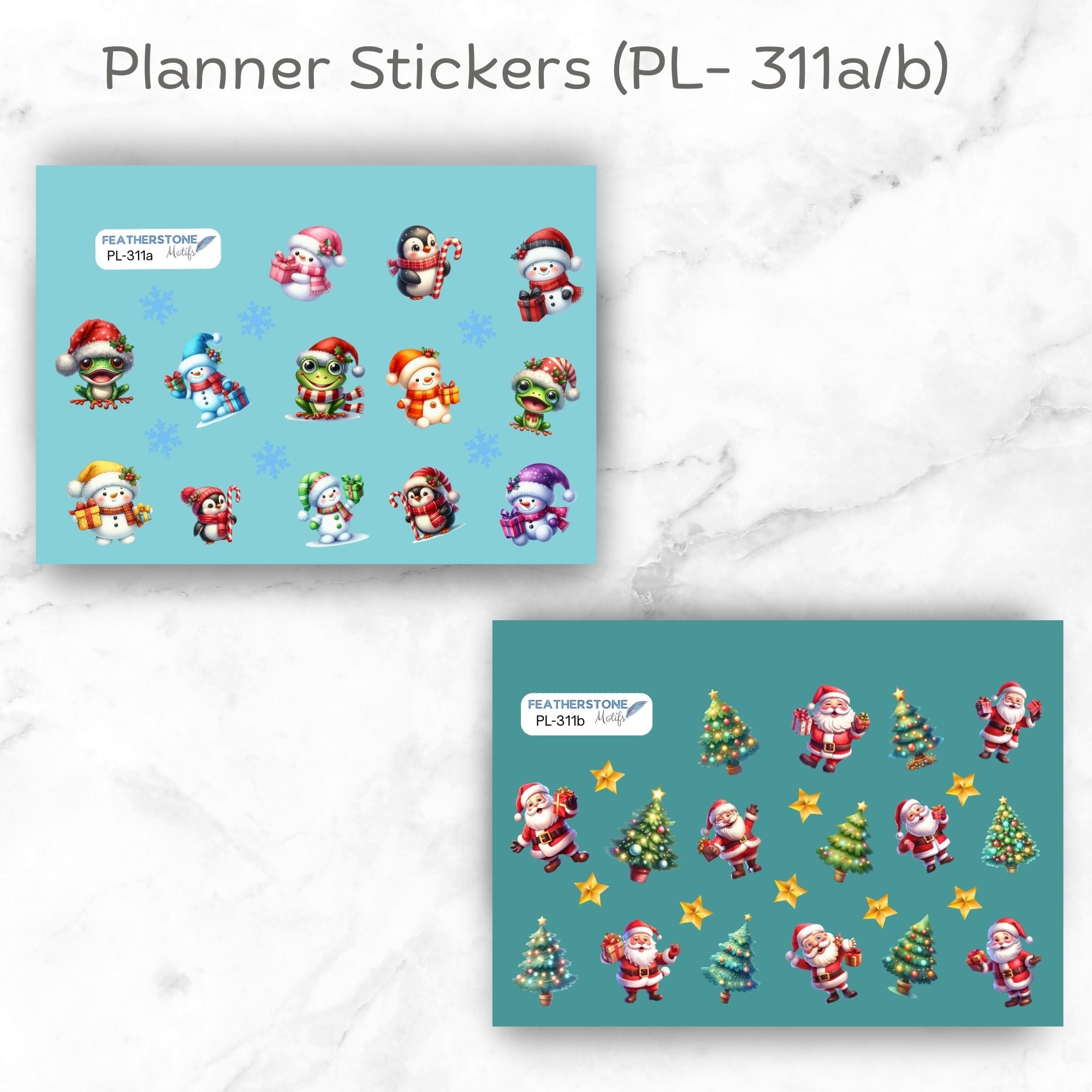 12 Weihnachtsaufkleber, 10 X 11,5 Cm – Bunter Stickerbogen Für Basteln, Karten & Partydekoration