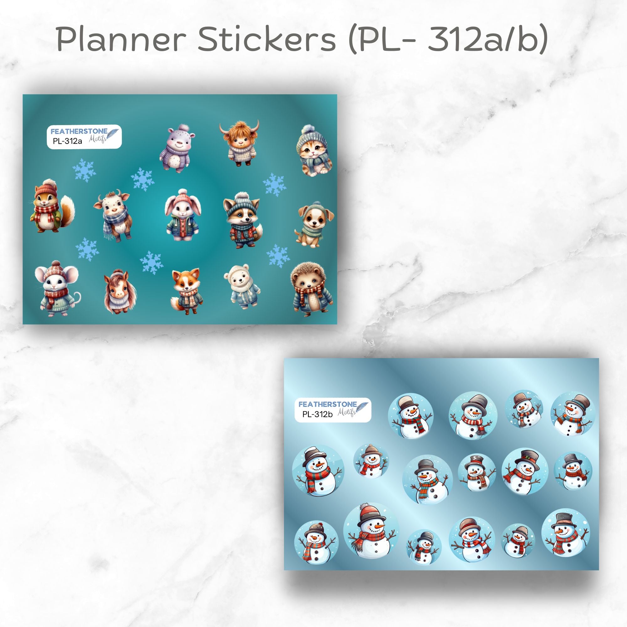 PL-312 3.75x5 Planner Labels