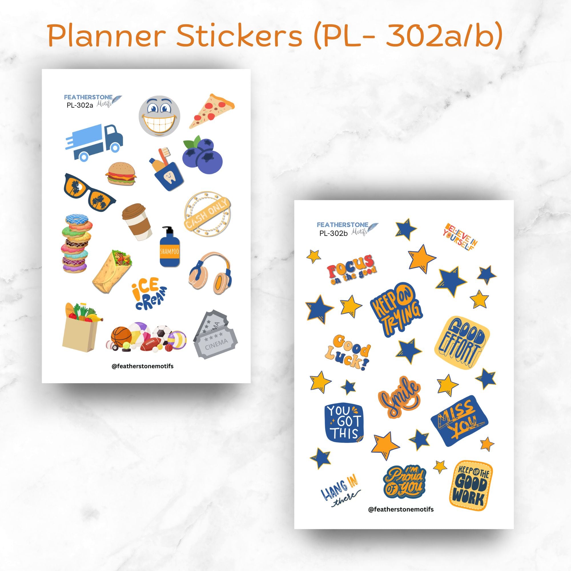 PL-302 5x7 Planner Labels