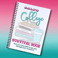 Load image into Gallery viewer, This image shows the personalized cover of the Personalized College Gift Card Book - Pink & Teal.
