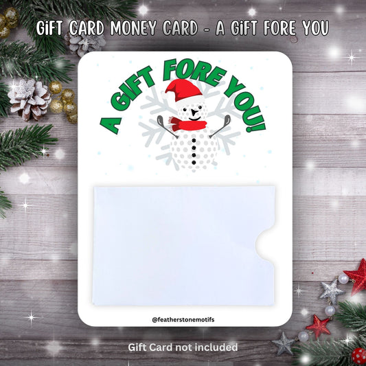 This image shows the A Gift Fore You Gift Card Money Card.