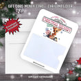 Load image into Gallery viewer, This image shows the Christmas Deer Gift Card Money Card with the included A2 size envelope.
