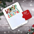 Load image into Gallery viewer, This image shows a gift card partially inside the Christmas Magic Gift Card Money Card.
