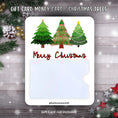 Load image into Gallery viewer, This image shows Christmas Trees Gift Card Money Card.
