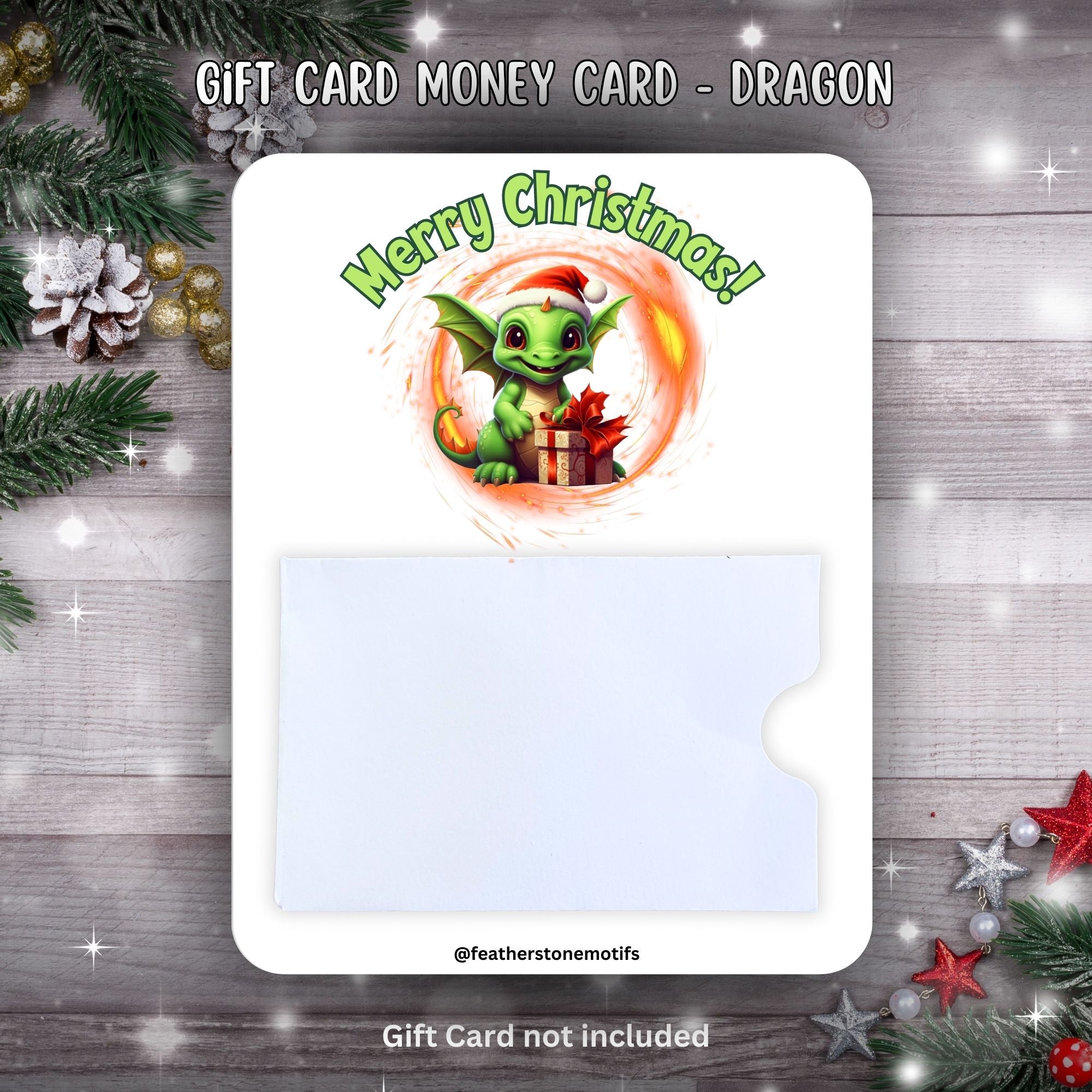 This image shows the Dragon Gift Card Money Card.