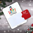 Load image into Gallery viewer, This image shows a gift card partially inside the Happy Snowman Gift Card Money Card.
