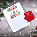 Load image into Gallery viewer, This image shows a gift card partially inside the Holiday Spirit Gift Card Holder Money Card.
