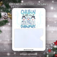 Load image into Gallery viewer, This image shows the Snowmies Gift Card Holder Money Card.
