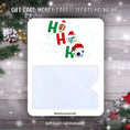 Load image into Gallery viewer, This image shows the Sports Ho Ho Ho Gift Card Holder Money Card.
