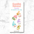 Load image into Gallery viewer, This image shows the cover of the Checklist Notepad - Gnomes.
