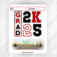 Load image into Gallery viewer, This image shows the Grad 2K25 Graduation Money Card Kit.
