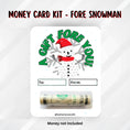 Load image into Gallery viewer, This image shows the Fore money card with money tube attached.
