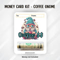 Load image into Gallery viewer, This image shows the money tube attached to the Coffee Gnome Money Card.
