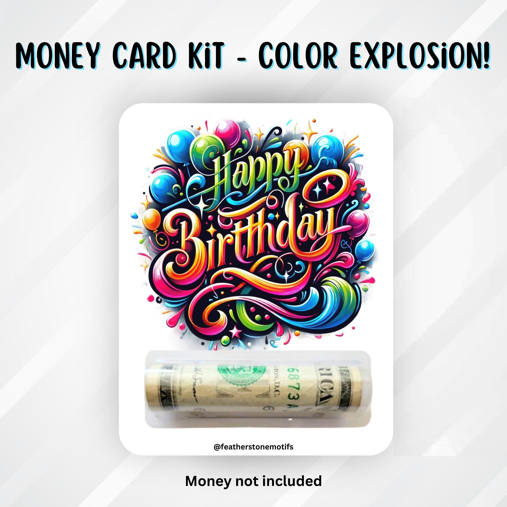 This image shows the Birthday Color Explosion! Card Kit.