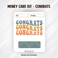 Load image into Gallery viewer, This image shows the Congrats Money Card without the money tube
