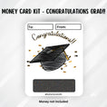 Load image into Gallery viewer, This image shows the Congratulations Grad!! Money Card without the money tube.
