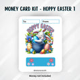 Load image into Gallery viewer, This image shows the Hoppy Easter 1 Easter Money Card without the money tube.
