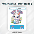 Load image into Gallery viewer, This image shows the Hoppy Easter 2 Easter Money Card without the money tube.
