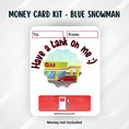 Load image into Gallery viewer, This image shows the Driving Have a Tank on Me Money Card Kit without the money tube attached.
