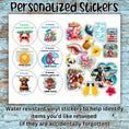 Load image into Gallery viewer, This image shows the sticker sheet that is available as part of the No Bull Cruise Magnet Accessories.
