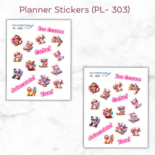PL-303 5x7 Planner Labels