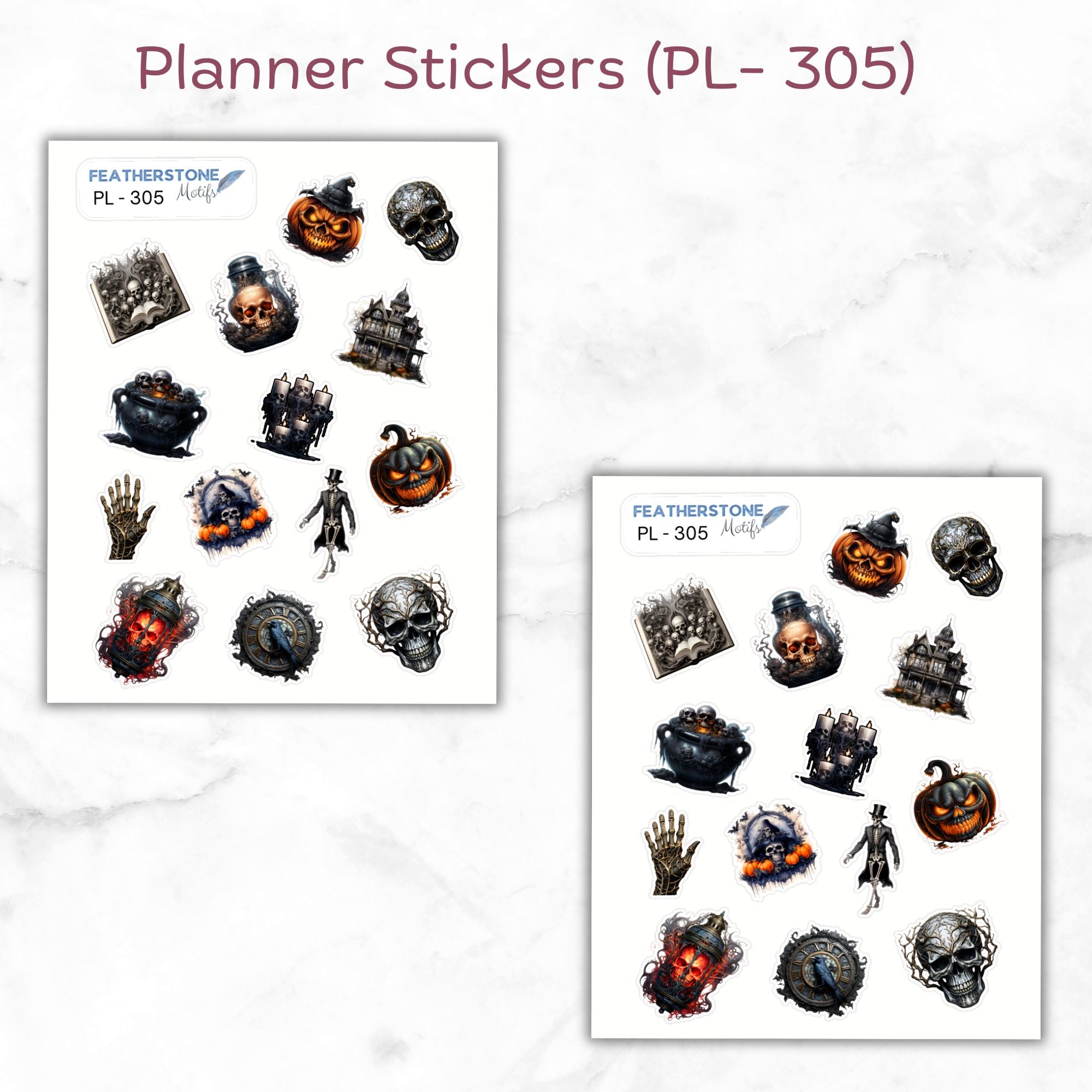 PL-305 5x7 Planner Labels