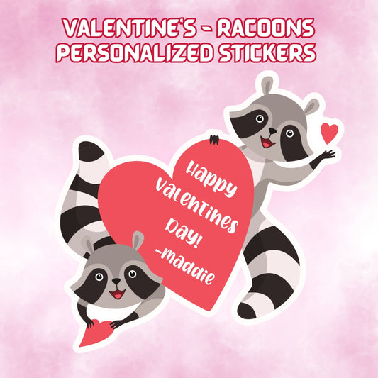 This cover page shows the personalized valentine sticker on a pink cloudy background.