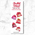 Load image into Gallery viewer, This image shows the cover of the Checklist Notepad - Raspberry Cakes.

