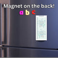 Load image into Gallery viewer, This image shows the Checklist Notepad - Steampunk on a refrigerator. 
