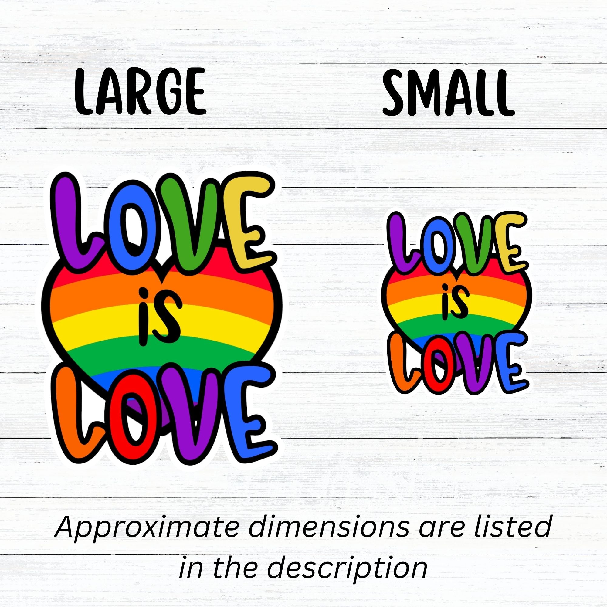 Love is Love Die-Cut Sticker
