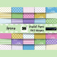 Load image into Gallery viewer, Scrapbookers, this is what you've been looking for! This springtime themed bundle has 30 unique images that can be printed or used as digital backgrounds.
