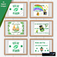 Load image into Gallery viewer, Feeling lucky? This set of 15 digital images are just right for your St. Patrick's Day celebrations! Use for craft projects like handmade coasters and greeting cards, or frame and hang them on the wall.
