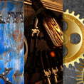 Load image into Gallery viewer, Scrapbookers, this is what you've been looking for! This steampunk themed bundle has 30 unique images that can be printed or used as digital backgrounds.
