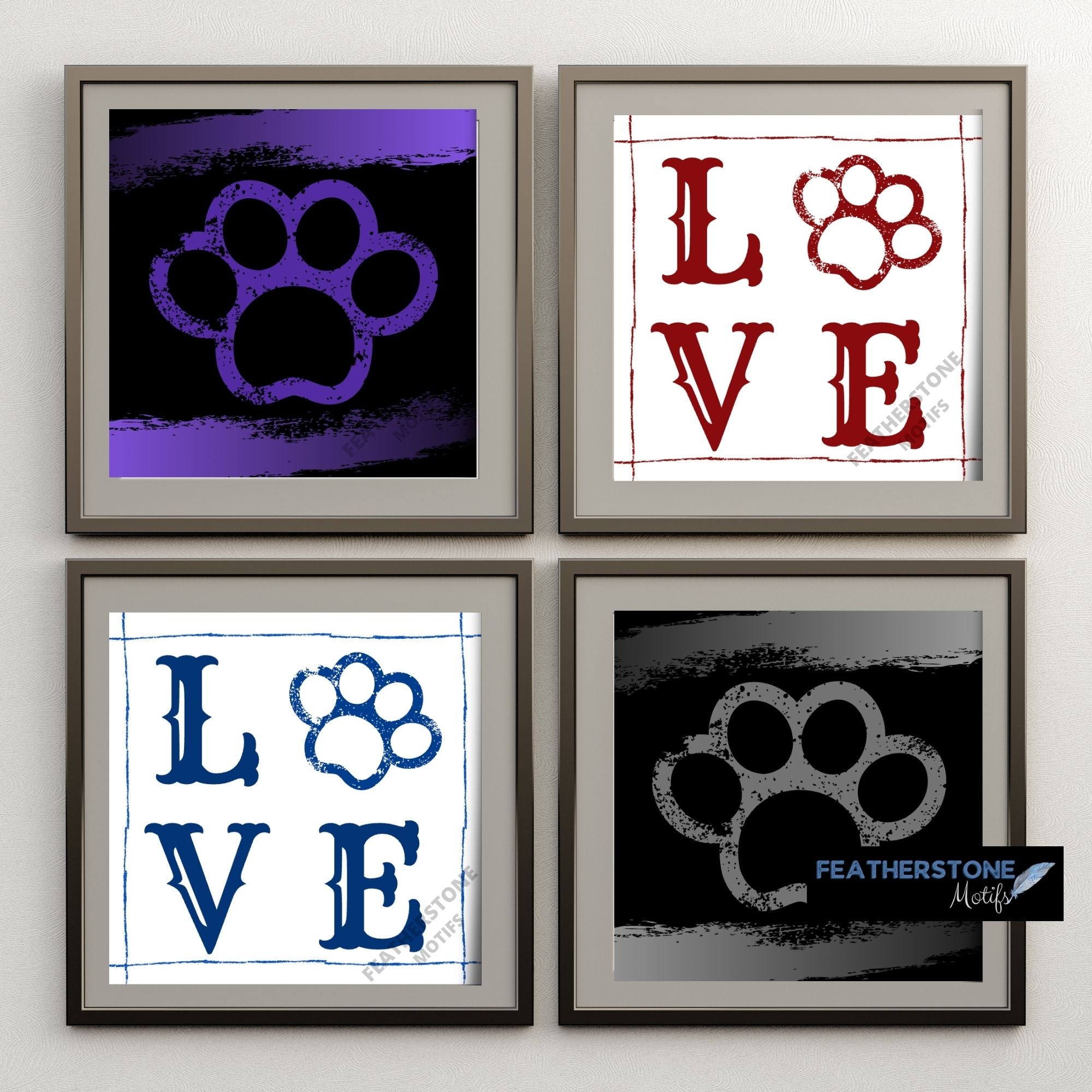 Pets are a huge part of may people's lives, so celebrate them with this set of 35 digital images! Use for craft projects like handmade coasters and greeting cards, or frame and hang them on the wall.